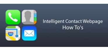 Intelligent Contact Webpage: How  To's